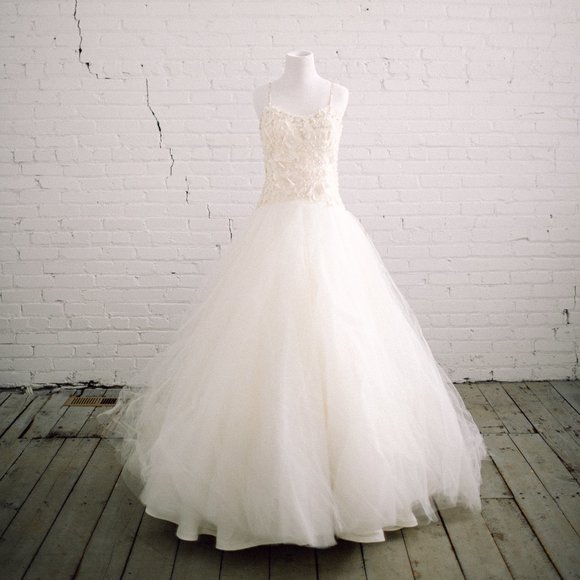 Alvina Valenta Vintage Wedding Dress Ballerina - Picture 1 of 7